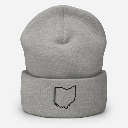 Ohio Hockey Cuffed Beanie