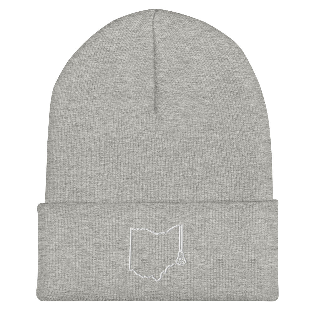 Ohio Lacrosse Cuffed Beanie