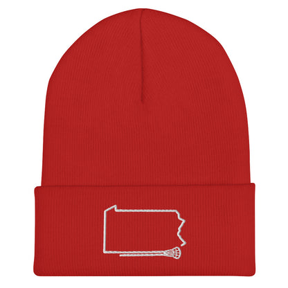 Pennsylvania Lacrosse Cuffed Beanie