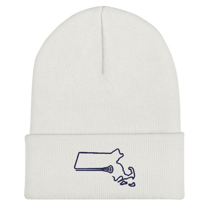 Massachusetts Lacrosse Cuffed Beanie