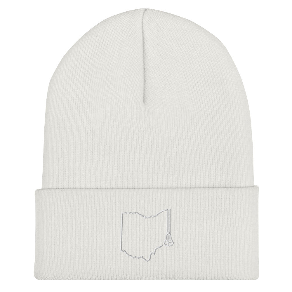 Ohio Lacrosse Cuffed Beanie