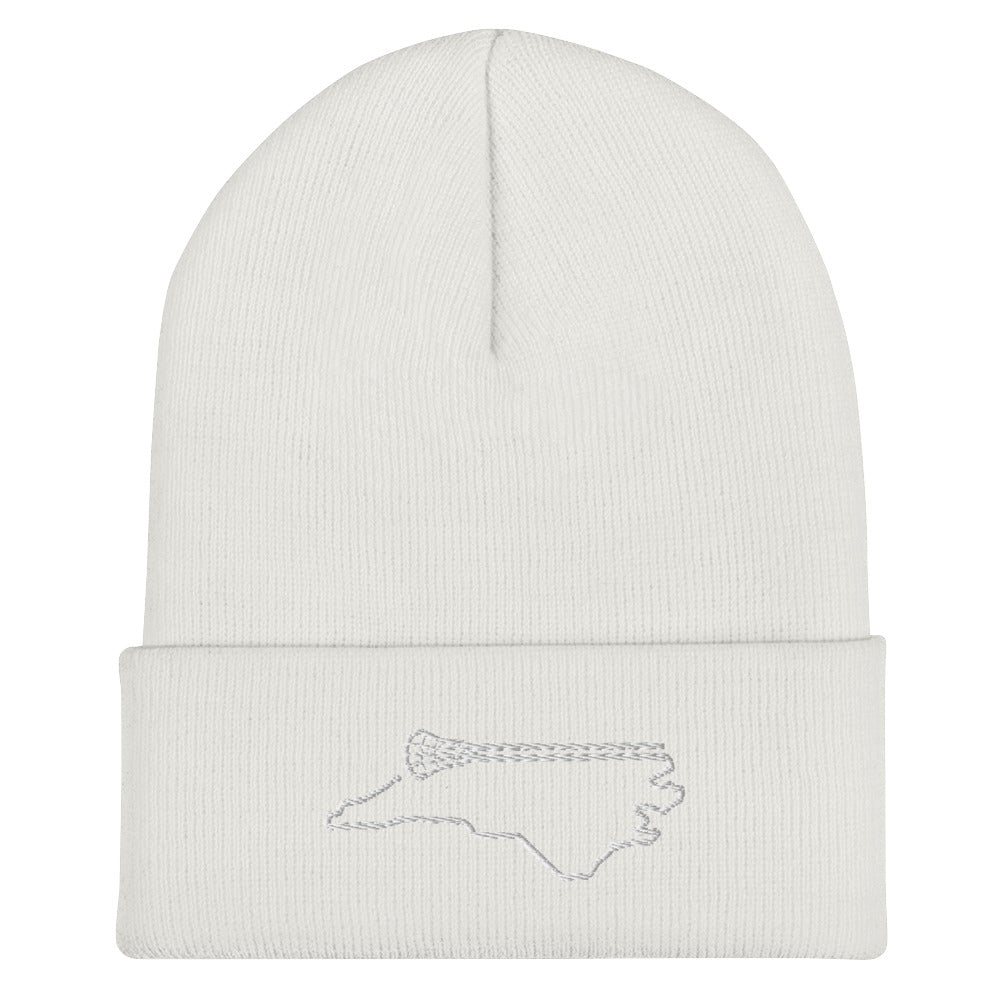 North Carolina Lacrosse Cuffed Beanie