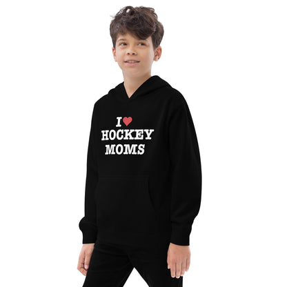 I Heart Hockey Moms Hoodie (Youth)