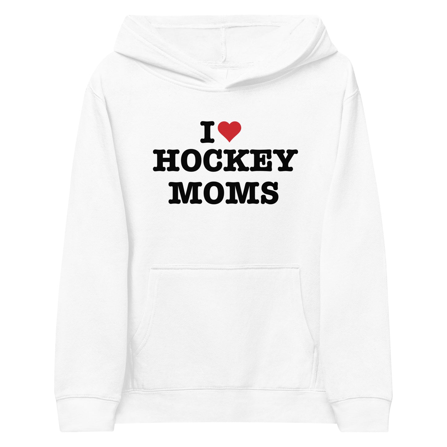 I Heart Hockey Moms Hoodie (Youth)