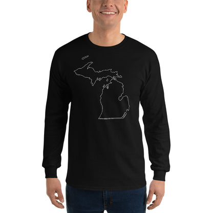 Michigan Hockey Long Sleeve Shirt