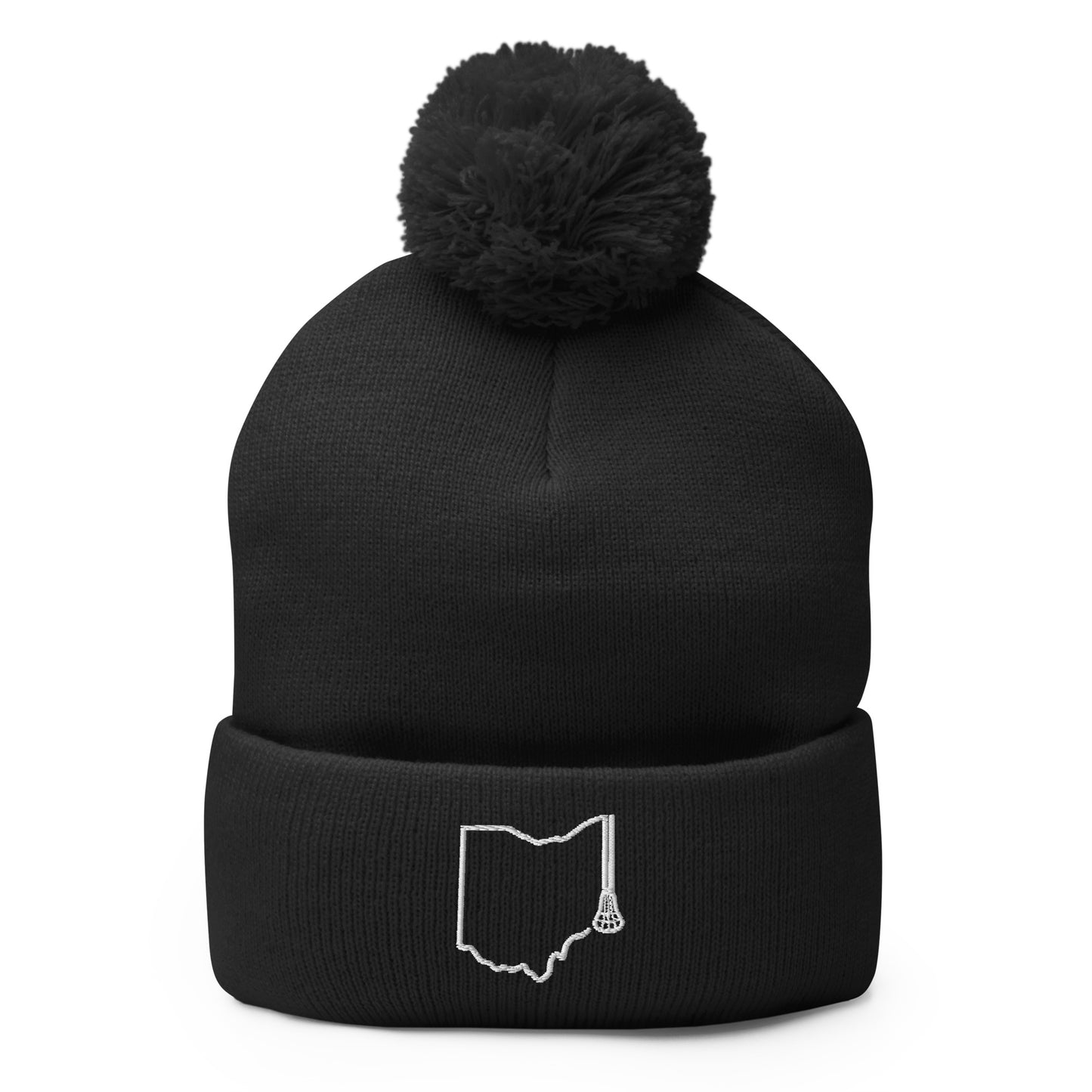 Ohio Lacrosse Pom-Pom Beanie