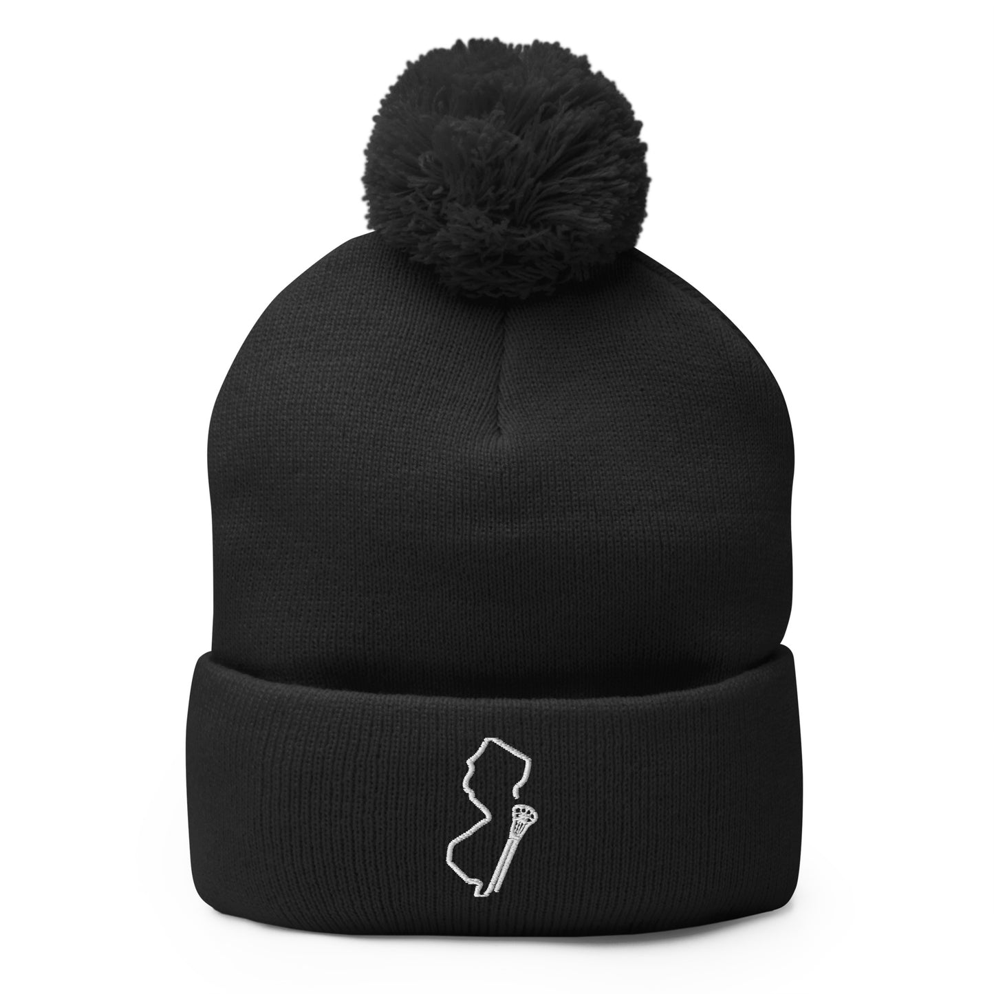 New Jersey Lacrosse Pom-Pom Beanie