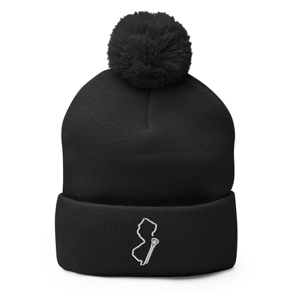 New Jersey Lacrosse Pom-Pom Beanie