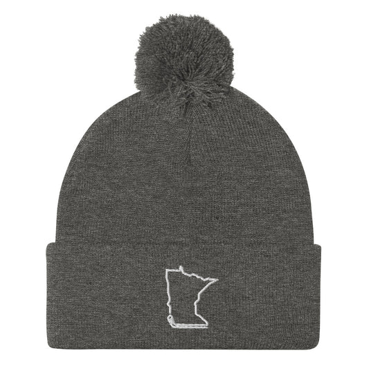 Minnesota Hockey Pom-Pom Beanie