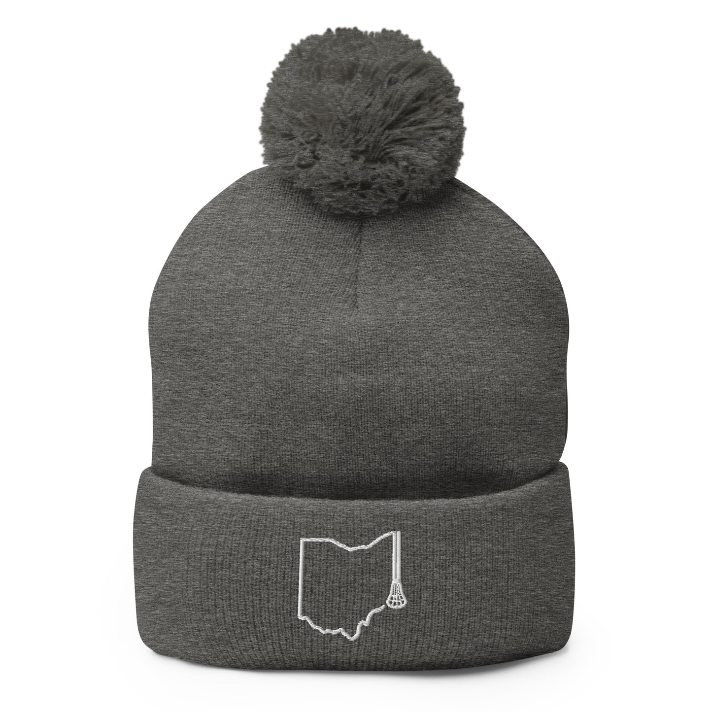 Ohio Lacrosse Pom-Pom Beanie