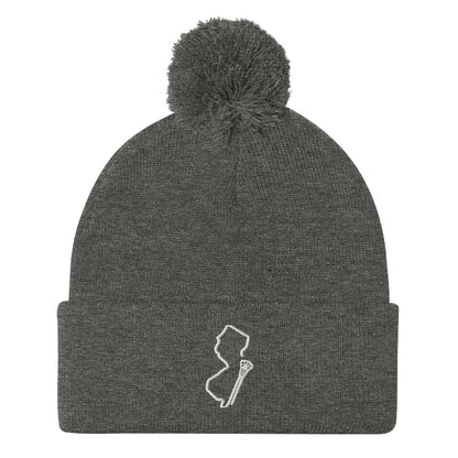 New Jersey Lacrosse Pom-Pom Beanie