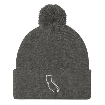 California Hockey Pom-Pom Beanie