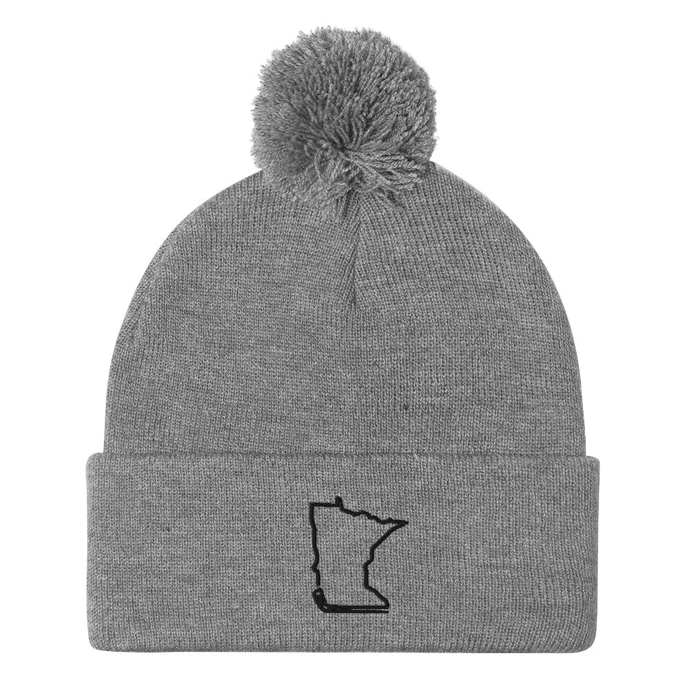 Minnesota Hockey Pom-Pom Beanie