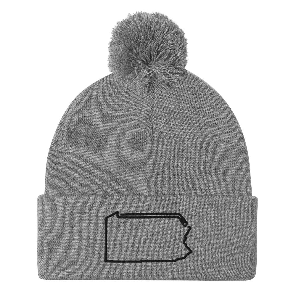 Pennsylvania Hockey Pom-Pom Beanie