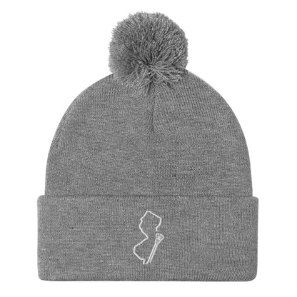 New Jersey Lacrosse Pom-Pom Beanie