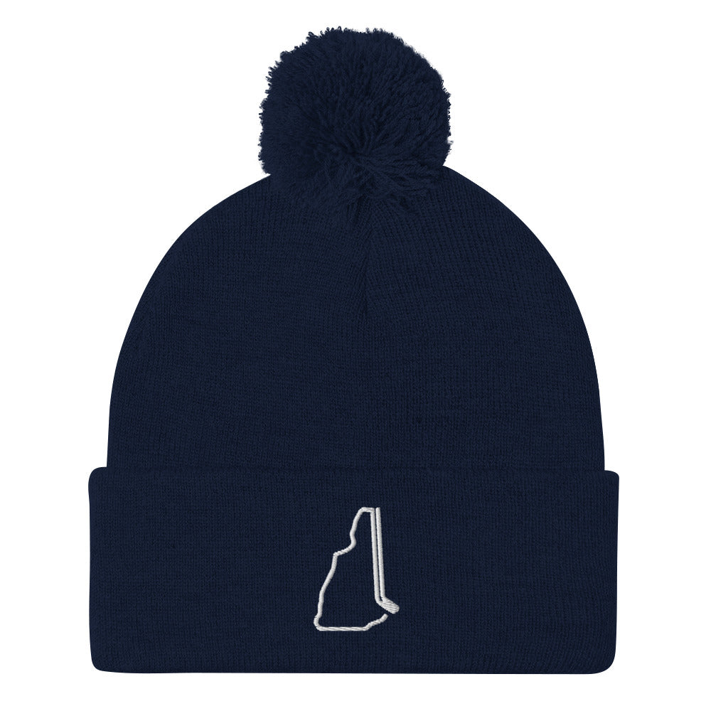 New Hampshire Hockey Pom-Pom Beanie