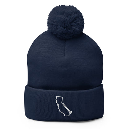 California Lacrosse Pom-Pom Beanie