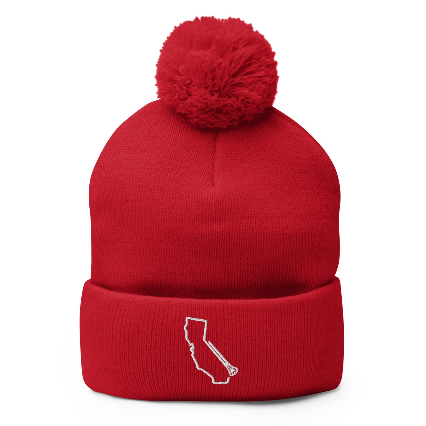 California Lacrosse Pom-Pom Beanie