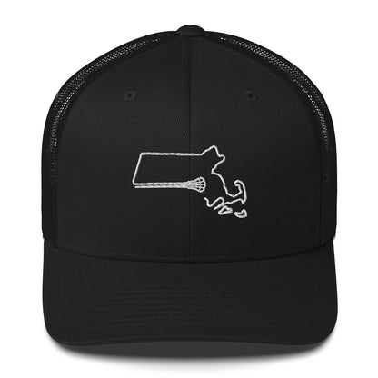 Massachusetts Lacrosse Trucker Cap