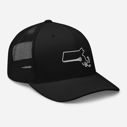 Massachusetts Lacrosse Trucker Cap