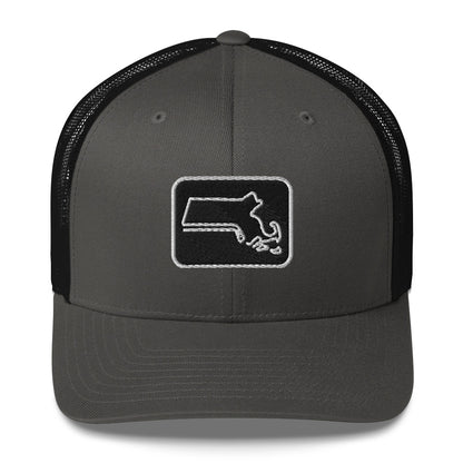 Massachusetts Hockey Patch Trucker Hat