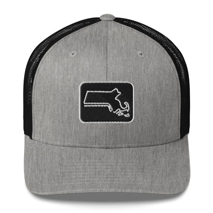 Massachusetts Hockey Patch Trucker Hat