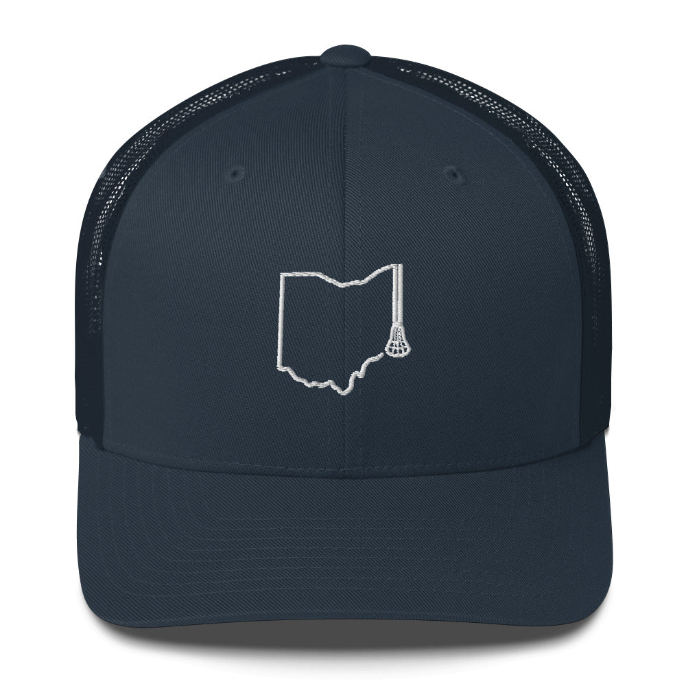 Ohio Lacrosse Trucker Cap