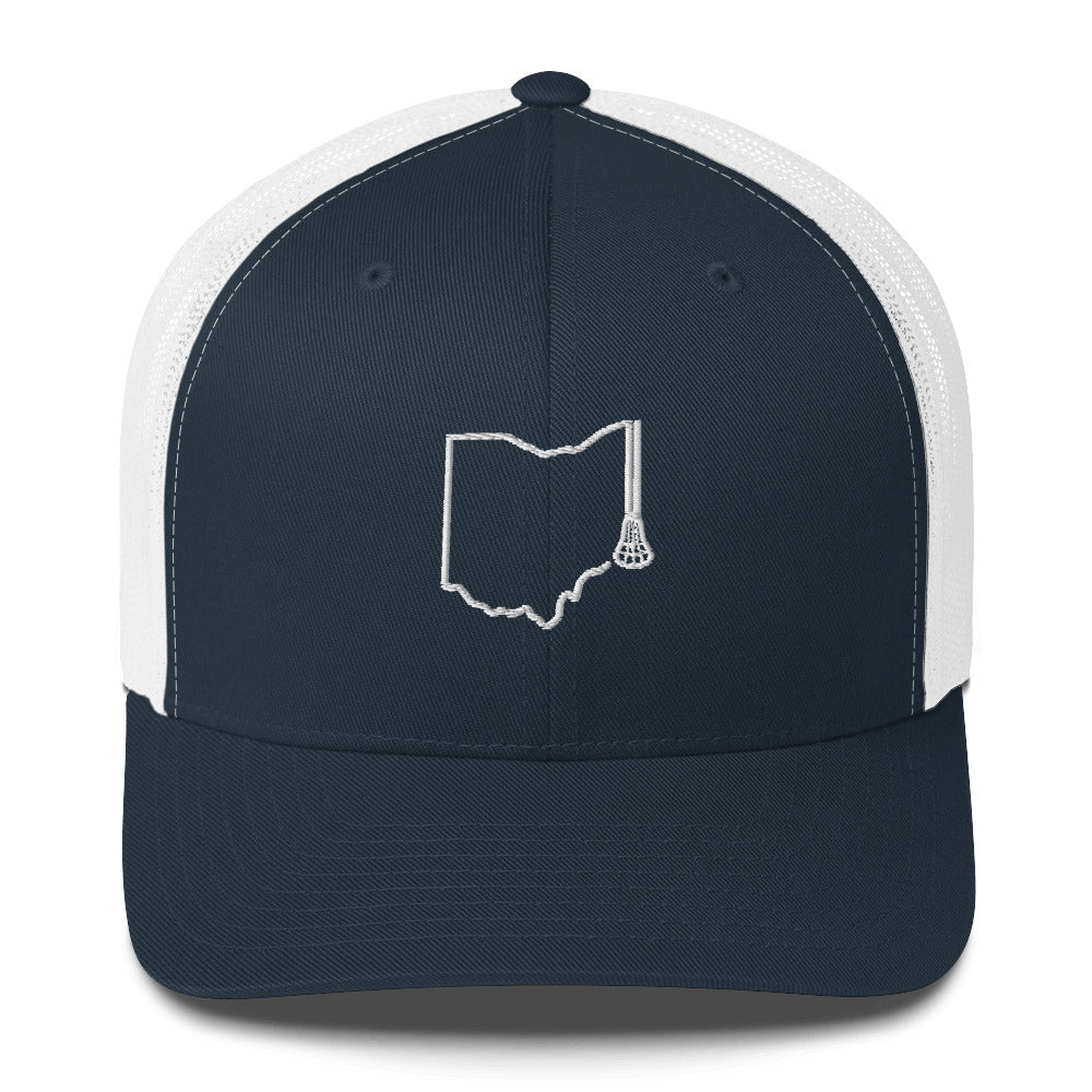 Ohio Lacrosse Trucker Cap