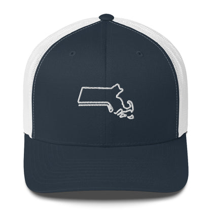 Massachusetts Hockey Trucker Cap