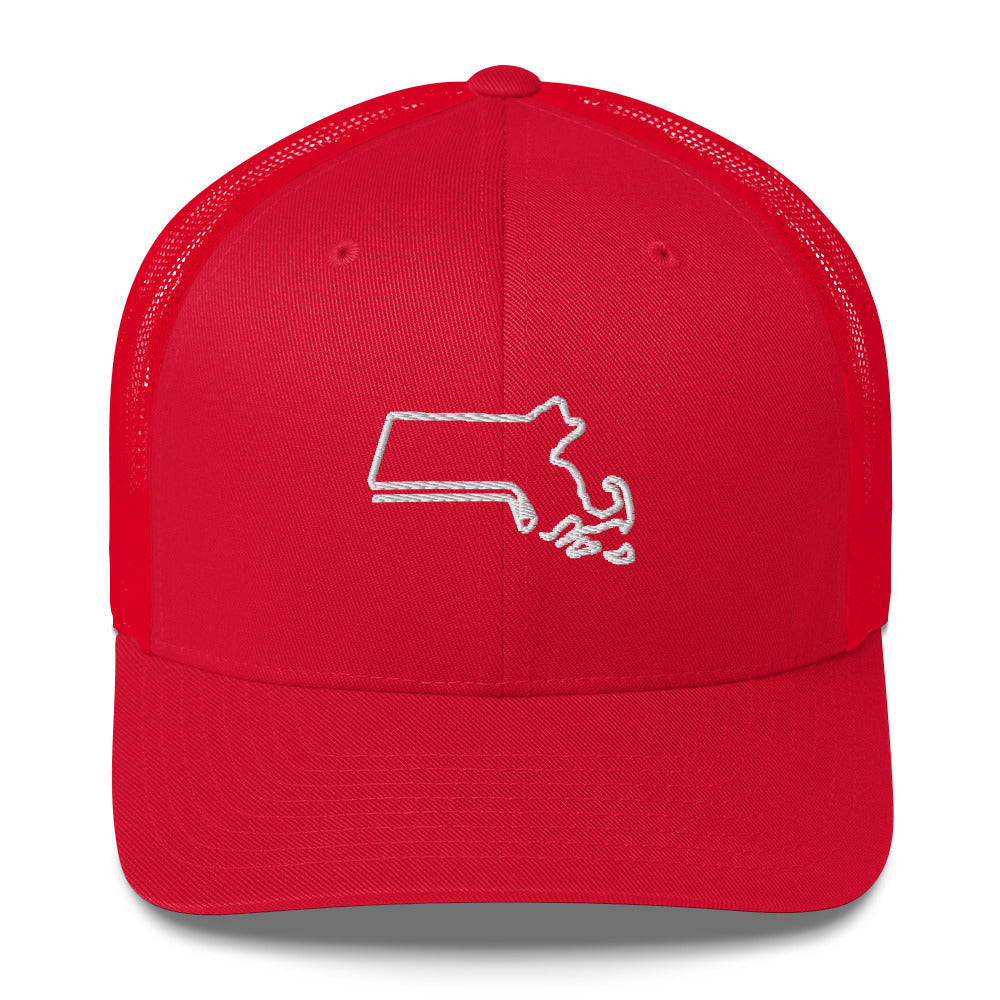 Massachusetts Hockey Trucker Cap