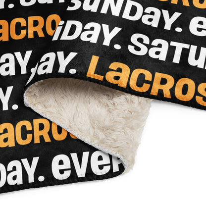 Always Lacrosse Sherpa blanket (black)