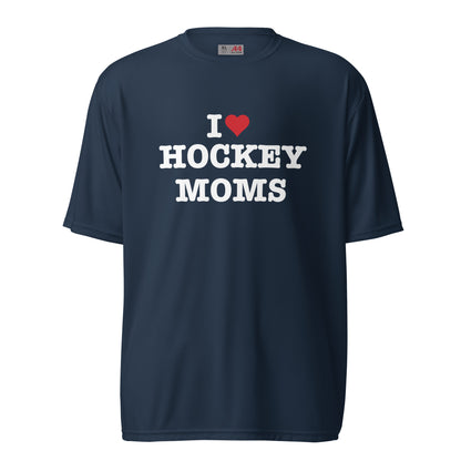 I Heart Hockey Moms Performance Tee