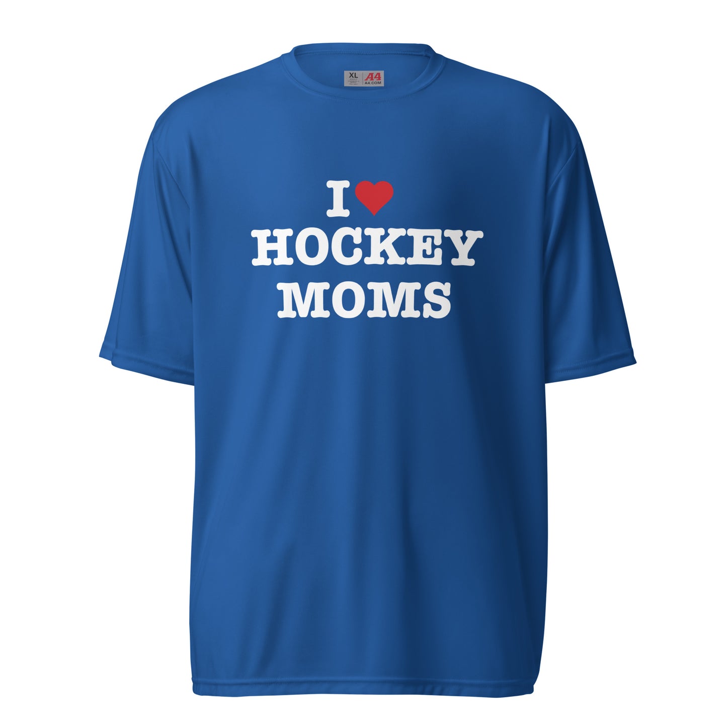 I Heart Hockey Moms Performance Tee