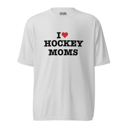 I Heart Hockey Moms Performance Tee