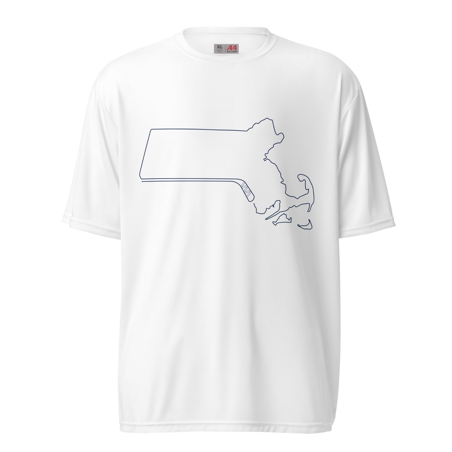 Massachusetts Hockey Performance Tee