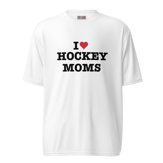 I Heart Hockey Moms Performance Tee