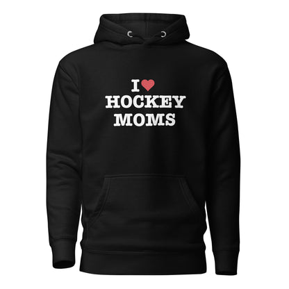 I Heart Hockey Moms Hoodie