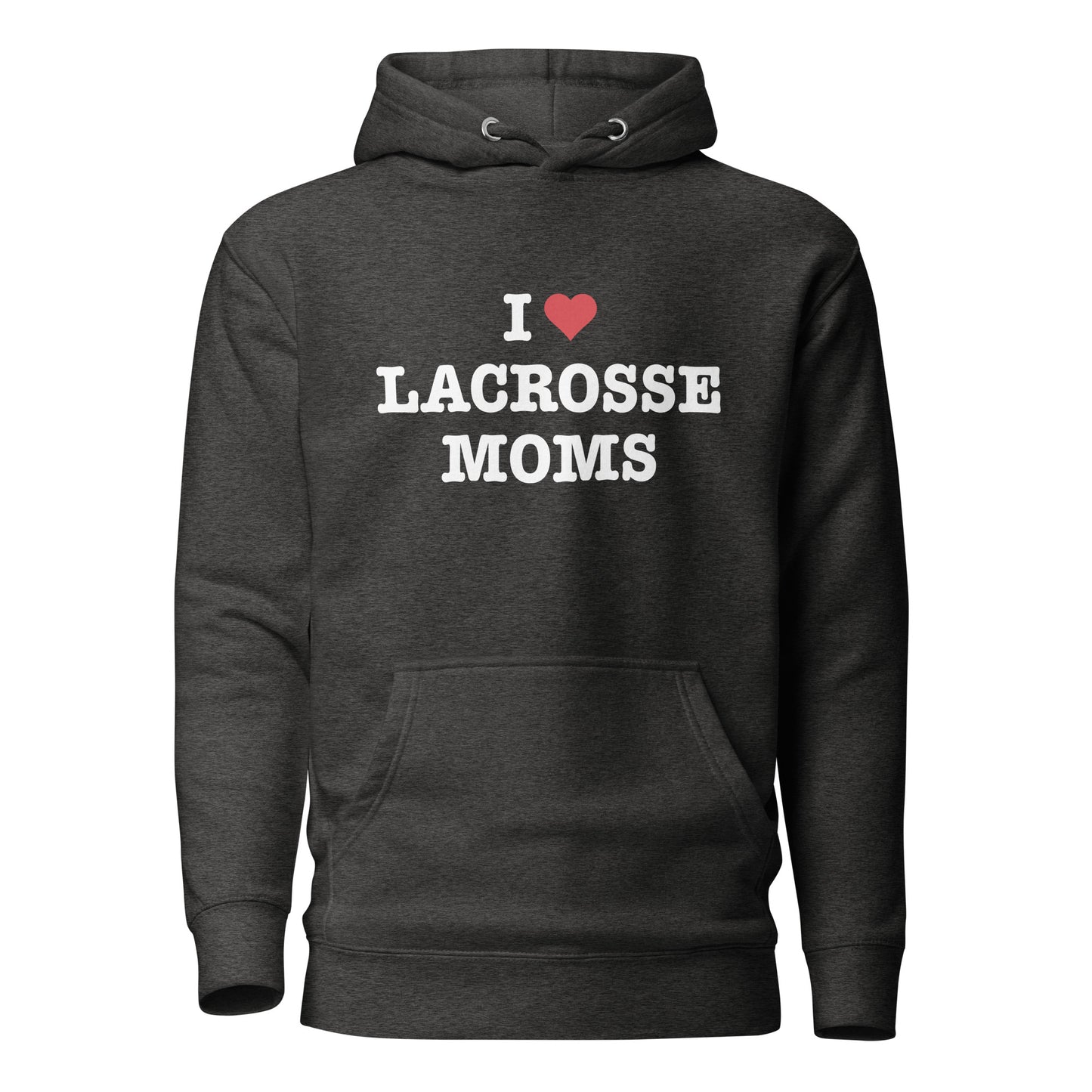 I Heart Lacrosse Moms Hoodie