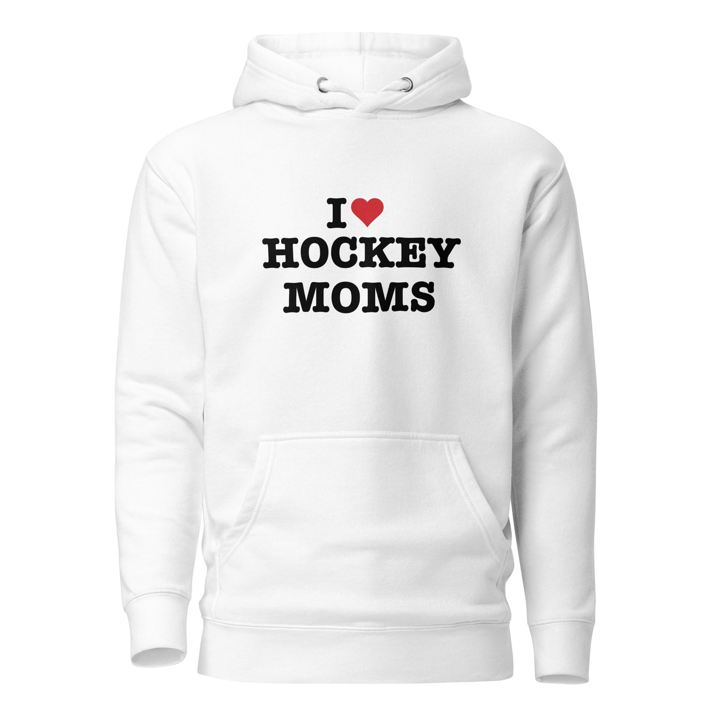 I Heart Hockey Moms Hoodie