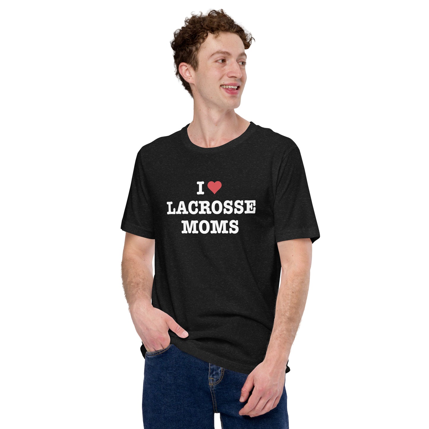 I Heart Lacrosse Moms Tee