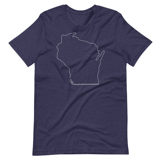 Wisconsin Hockey Tee