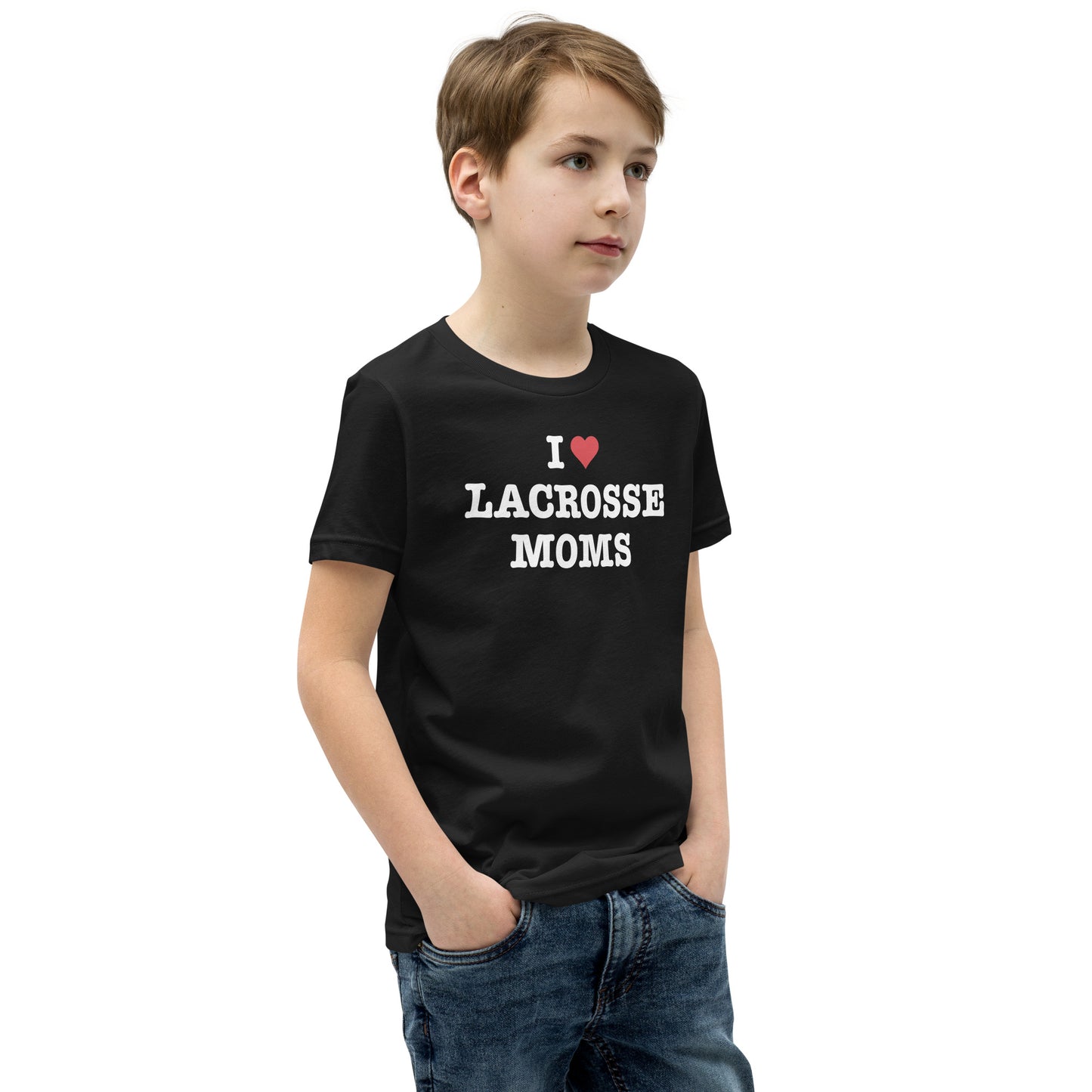 I Heart Lacrosse Moms Tee (Youth)