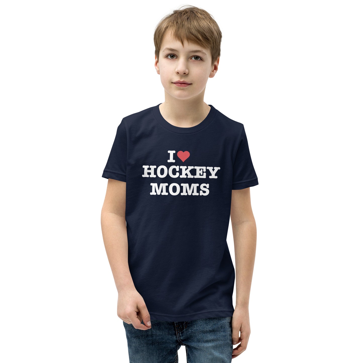 I Heart Hockey Moms Tee (Youth)